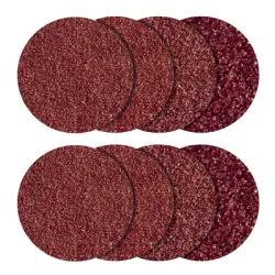 Шкурка Wolfcraft за ъглошлайф комплект 8 бр. 50 мм