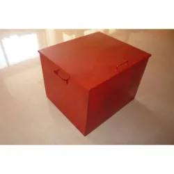 Сандък Solti противопожарен за пясък метален 800х700х600 мм Сандък Solti противопожарен за пясък метален 800х700х600 мм