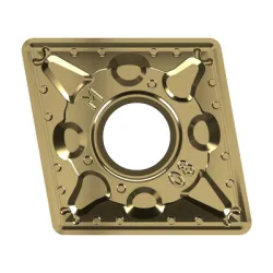 Пластина Fervi за стругарски нож твърдосплавна за престъргване упорен, R 0.8 мм, 12.7x4.76 мм, 80 °, CNMG120408N