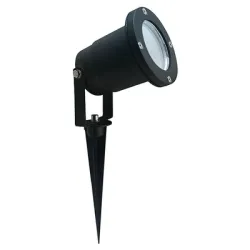 Лампа Vivalux градинска на колче с колче 35 W, 230 V, GU10, ф 98 мм, 315 мм, черна, ACER/SP