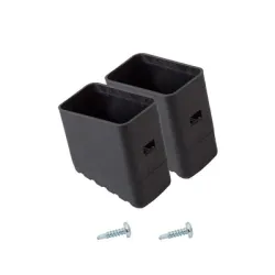 Тапа Krause за пета за алуминиева стълба 33x20 мм, 2 бр., черна Тапа Krause за пета за алуминиева стълба 33x20 мм, 2 бр., черна