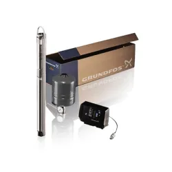 Помпа Grundfos потопяема многостъпална сондажна с капсулован двигател и защита 0.9-4.4 м3/ч, 91-37 м, SQE 3-65