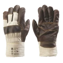 Ръкавици Eurotechnique зимни работни лицева кожа размер 10, кафяви, 310 Ръкавици Eurotechnique зимни работни лицева кожа размер 10, кафяви, 310