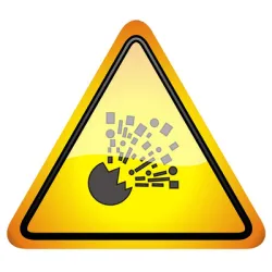 Знак Totem лепенка предупредителен Внимание! Взривоопасни материали 145х145 мм Знак Totem лепенка предупредителен Внимание! Взривоопасни материали 145х145 мм