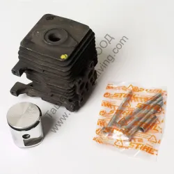 Цилиндър STIHL с бутало за моторна коса за FS 38, FS 38 2-MIX, FS 45, FS 45 C-E, FS 46 C-E, FS 46-DZ, FS 55, FS 55 2-MIX, FS 55 C-E, FS 55