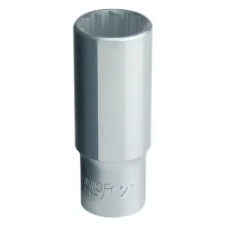 Вложка Unior милиметрова с вътрешен 12-стен удължена 32 мм х 1/2, 77 мм, 190/1L