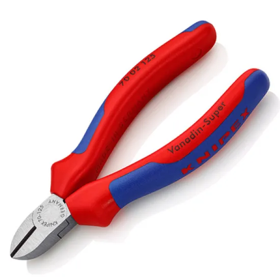 Клещи Knipex резачки странични, с изолация 125 мм, 3 мм, 70 02 125