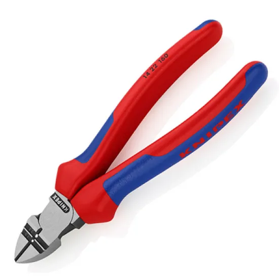 Клещи Knipex резачки странични, с изолация 160 мм, 2.5 мм, 14 22 160