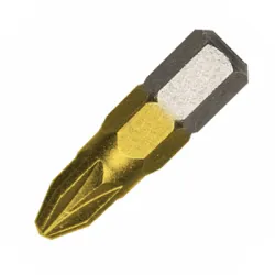 Накрайник бит Wekador PZ Pozidriv кръстат с покритие, торсионен PZ 1, 1/4, 25 мм Накрайник бит Wekador PZ Pozidriv кръстат с покритие, торсионен PZ 1, 1/4, 25 мм