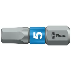 Накрайник бит Wera SW външен 6-стен  SW 6, 1/4'', 25 мм, 840/1 BTZ