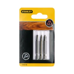 Накрайник бит Stanley комплект PH 3 бр., 1, 2 и 3 мм, 1/4, 50 мм, STA61160 Накрайник бит Stanley комплект PH 3 бр., 1, 2 и 3 мм, 1/4, 50 мм, STA61160