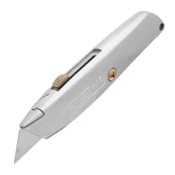 Нож Stanley макетен метален с трапецовидно прибиращо се острие 155х19 мм, Classic 99 Нож Stanley макетен метален с трапецовидно прибиращо се острие 155х19 мм, Classic 99