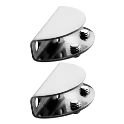 Рафтоносач Kapitan за полици 45x25x22 мм, неръждаема стомана, 5-10 мм, овален, Mirrors & shelves Рафтоносач Kapitan за полици 45x25x22 мм, неръждаема стомана, 5-10 мм, овален, Mirrors & shelves