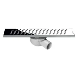 Сифон Say подов линеен със странично оттичане пластмасов 60x400 мм, ф 50 мм, правоъгълна решетка, Mira Сифон Say подов линеен със странично оттичане пластмасов 60x400 мм, ф 50 мм, правоъгълна решетка, Mira