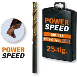 Свредло Projahn за метал комплект 1-10 мм, HSS, 19 бр. Свредло Projahn за метал комплект 1-10 мм, HSS, 19 бр.