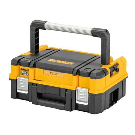 Куфар DeWALT пластмасов за инструменти 332х440х183 мм, 30 кг, черен, TSTACK IP54