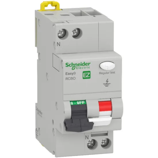 Дефектнотокова защита Schneider Electric с прекъсвач 1P+N  16 A, 30 mA, 6 kA, Easy 9