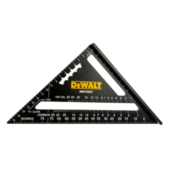 Триъгълник DeWALT измервателен  180x180x250 мм, DWHT25227