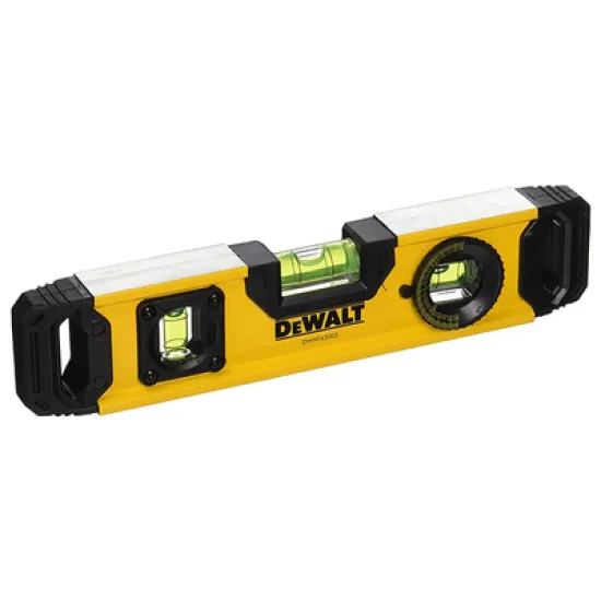 Нивелир алуминиев I профил DeWALT с магнитна основа   250 мм, 0.5 мм/м DWHT0-43003