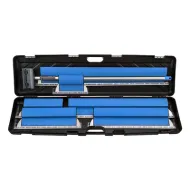 Комплект Knauf инструменти за шпакловане ножове 250, 350, 450, 600, 800, 1000 мм, дръжка 2 м куфар