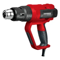 Пистолет за горещ въздух Raider електрически в куфар с аксесоари 2200 W, 250-500 л/мин, 650 °C RDI-HG24 Пистолет за горещ въздух Raider електрически в куфар с аксесоари 2200 W, 250-500 л/мин, 650 °C RDI-HG24