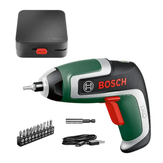 Отвертка Bosch акумулаторна   с вградена батерия и USB кабел, 3.6 V, 2 Ah, 1/4, 5.5 Nm IXO 7