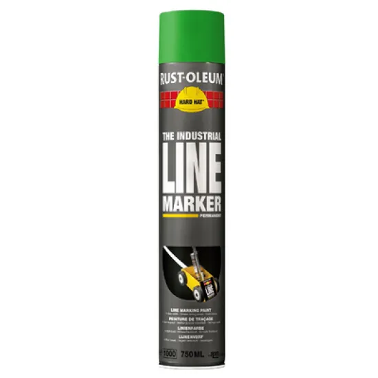 Спрей Rust-Oleum за пътна маркировка  0.75 л, зелен, RAL 6024, 2300 Hard Hat Striping Spray