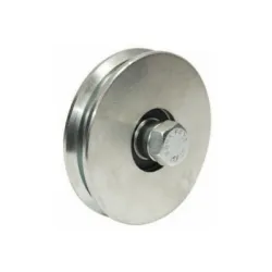 Ролка Nova-Ferr за плъзгащи се врати с долен монтаж с болт и лагер ф 100x20 мм, 110/10/20 Ролка Nova-Ferr за плъзгащи се врати с долен монтаж с болт и лагер ф 100x20 мм, 110/10/20