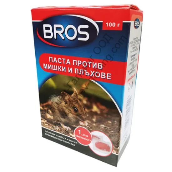 Паста Bros срещу гризачи  0.1 кг