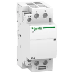Контактор Schneider Electric модулен автоматичен 2P, 2 NO, 230 V, 40 A, Acti 9 iCT Контактор Schneider Electric модулен автоматичен 2P, 2 NO, 230 V, 40 A, Acti 9 iCT