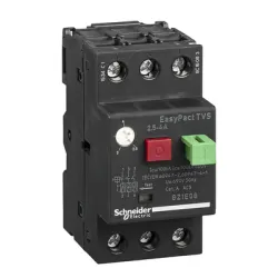 Прекъсвач Schneider Electric моторен със защита срещу претоварване триполюсен 3P, 2.5-4.0 А, 690 V, EasyPact TVS