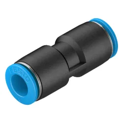 Съединител Festo пневматичен шлаух - шлаух прав 8 мм, 8 мм, QS-8 Съединител Festo пневматичен шлаух - шлаух прав 8 мм, 8 мм, QS-8