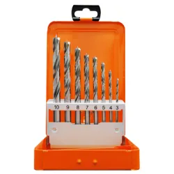 Свредло Projahn за дърво с центриращ връх 3-10 мм, HSS, 8 бр., PrimCut