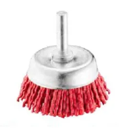 Четка SIT за бормашина  чашковидна, найлонова, ф 75х6 мм, P120, T75A Четка SIT за бормашина  чашковидна, найлонова, ф 75х6 мм, P120, T75A