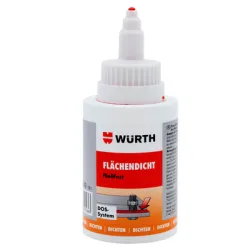 Уплътнител Wurth за гарнитури анаеробен 50 мл, червен Уплътнител Wurth за гарнитури анаеробен 50 мл, червен
