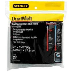 Патрон Stanley за топло лепене универсален 11.3х100 мм, сив, 24 бр. Патрон Stanley за топло лепене универсален 11.3х100 мм, сив, 24 бр.