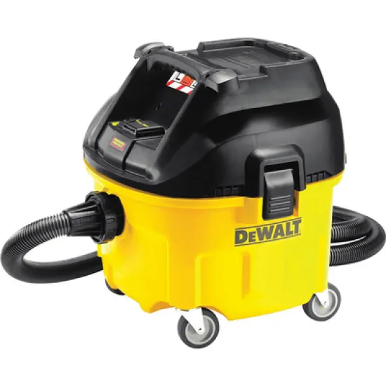 Прахосмукачка DeWALT електрическа за сухо и мокро почистване 1400 W, 4080 л/мин, DWV901L