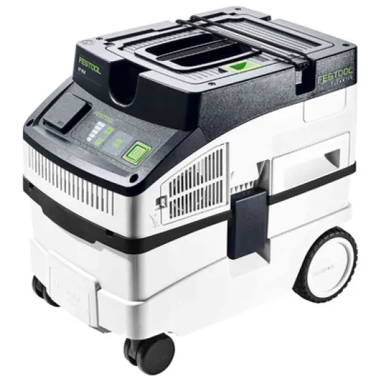 Прахосмукачка Festool електрическа за сухо и мокро почистване 1200 W, 230 V, 3700 л/мин, 27 мм, CLEANTEC CT 15 E