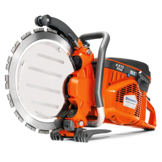 Ъглошлайф Husqvarna Construction бензинов двутактов 4800 W, 6.40 к.с., 370 мм, K 970 Ring