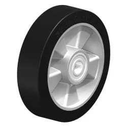 Колело Hu-Lift Equipment промишлено алуминиево с каучуков бандаж 180 мм Колело Hu-Lift Equipment промишлено алуминиево с каучуков бандаж 180 мм