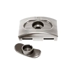 Клипс Norma за монтаж на оградни платна PVC, 50х50 мм, сив Клипс Norma за монтаж на оградни платна PVC, 50х50 мм, сив