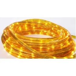 LED маркуч Horoz  прозрачен 230 V, 13 мм, 8 lm, жълт