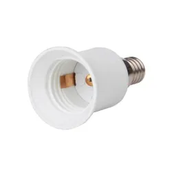 Преход Vivalux за фасунга  230 V, E14 към Е27, max 1x40 W, ф 38 мм, 69 мм, бял
