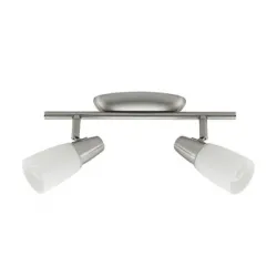 Спот лампа Lightex интериорна за вътрешен монтаж 220 V, 7 W, E14, бяла, BRISTOL 2xE14 Desonia