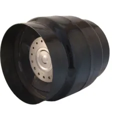 Вентилатор MMotors за въздуховод високотемпературен 18 W, 175 м3/ч, ф 120х130 мм, ф 100 мм, сив, BOK 120 Вентилатор MMotors за въздуховод високотемпературен 18 W, 175 м3/ч, ф 120х130 мм, ф 100 мм, сив, BOK 120