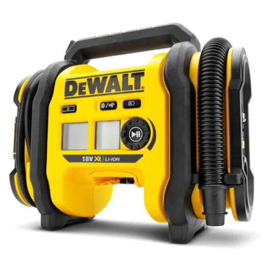 Компресор DeWALT акумулаторен безмаслен без батерия и зарядно 6.2 bar, 6 л, 18 V, DCC018N