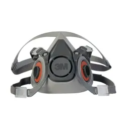 Полумаска 3M дихателна за сменяеми филтри без филтри размер М, 6200
