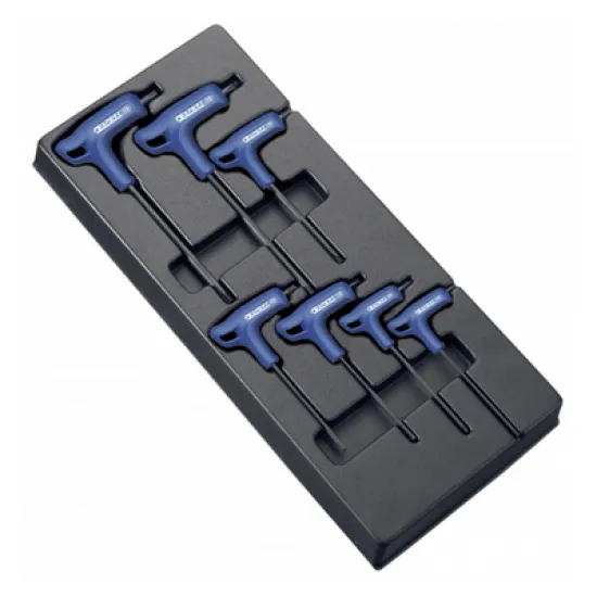 Ключ Expert Т-образен Torx комплект TX10 - TX40 мм, 7 бр. Ключ Expert Т-образен Torx комплект TX10 - TX40 мм, 7 бр.