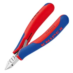 Клещи Knipex резачки за електроника странични, с изолация 115 мм, 0.3-0.8 мм, 77 72 115