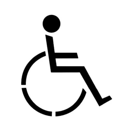 Шаблон Rust-Oleum за маркировка инвалидно място 900х800 мм, Disabled parking Шаблон Rust-Oleum за маркировка инвалидно място 900х800 мм, Disabled parking